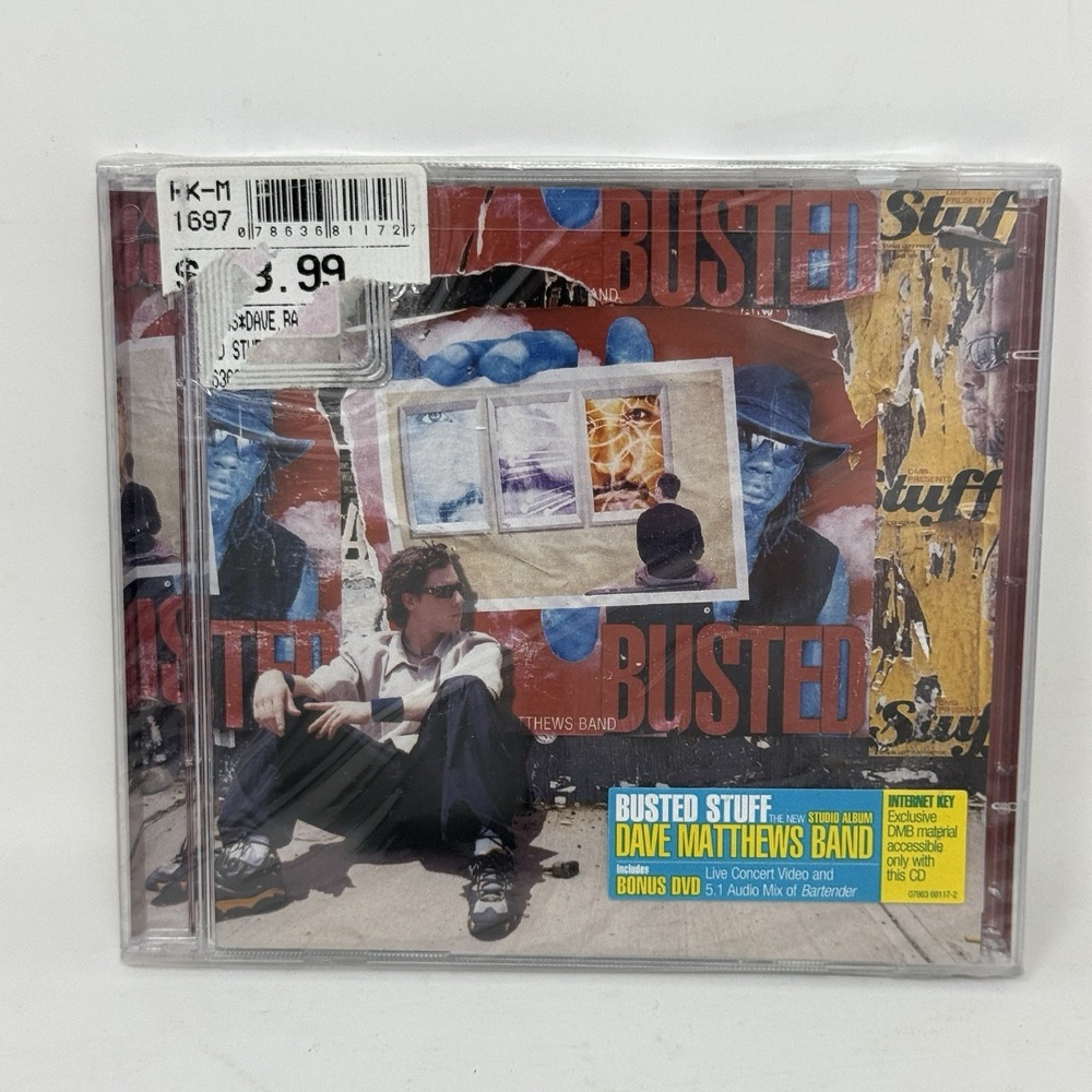 Busted Stuff by Dave Matthews Band (CD, 2002) Factory Sealed Bonus DVD NEW